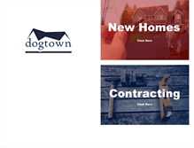 Tablet Screenshot of dogtowncontracting.com